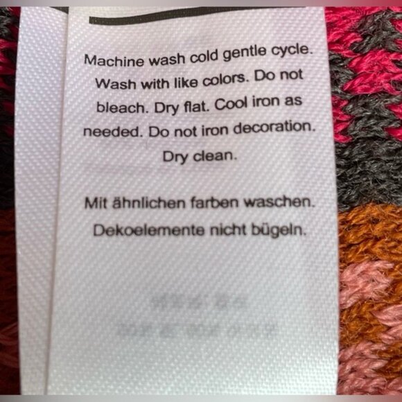 New NWT Smartwool striped wool scarf fringe Meadow line Canyon rose heather pink - Picture 7 of 9